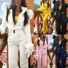 Load image into Gallery viewer, Women Winter Thick Warm Snowsuit Sports Pants Ski Suit Waterproof Windproof Jumpsuit Skiing Snow Costumes Outdoor Wear