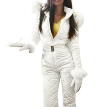 Load image into Gallery viewer, Women Winter Thick Warm Snowsuit Sports Pants Ski Suit Waterproof Windproof Jumpsuit Skiing Snow Costumes Outdoor Wear